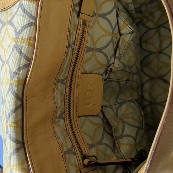UGG Leather Hobo Bag with long strap - Picture 11 of 12